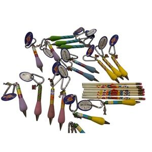 Groovy Girls Pencil Keychain Charm Lot 10 Kids Fun School Supplies